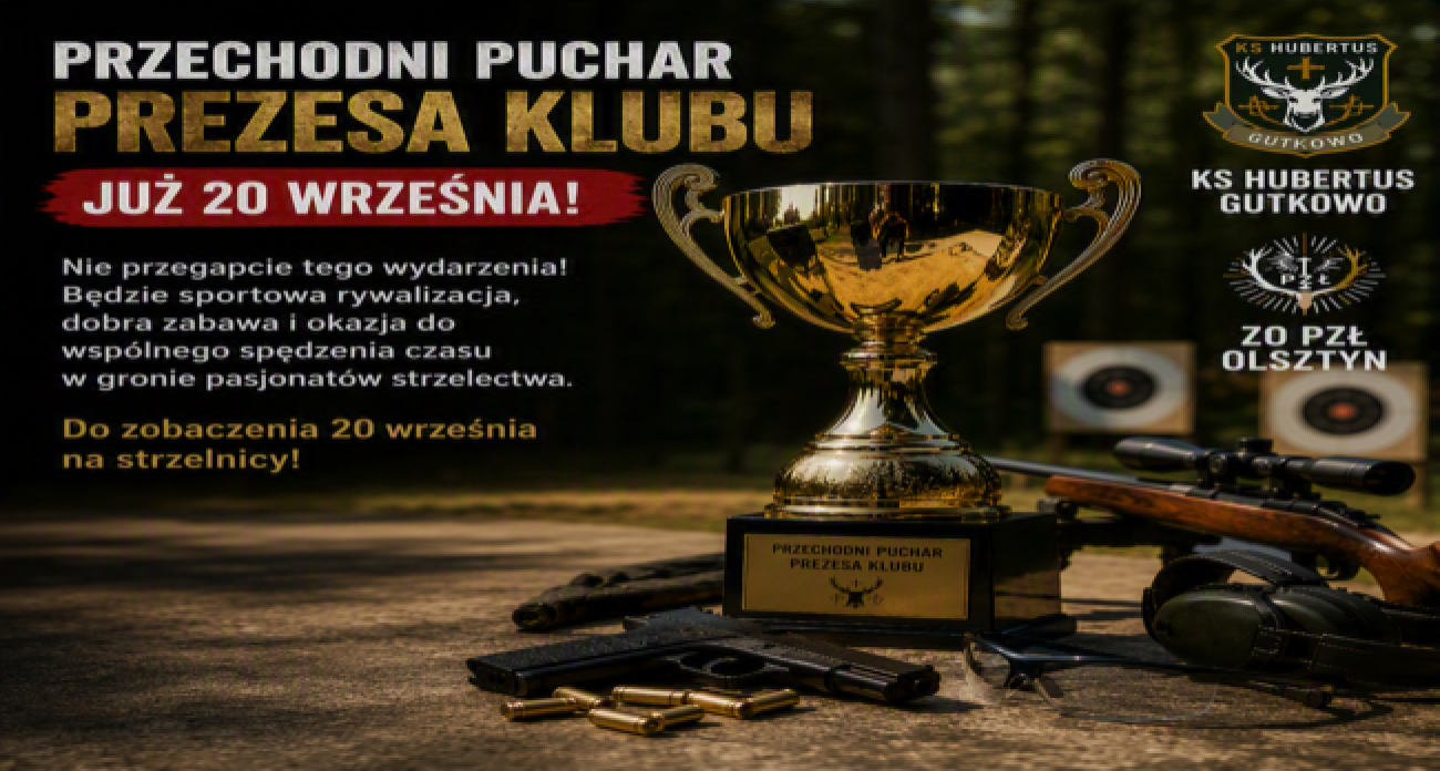 Przechodni Puchar Prezesa Klubu już 20 września!